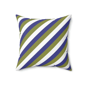 Polyester Square Pillow Purple Stripes Bold Modern Decor Dipaliz - 18’’ × - Throw Pillows
