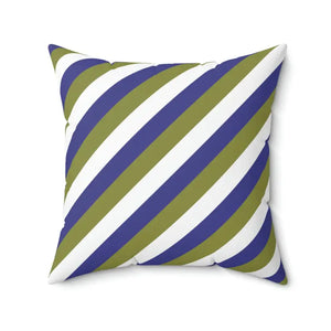 Polyester Square Pillow Purple Stripes Bold Modern Decor Dipaliz - 20’’ × - Throw Pillows