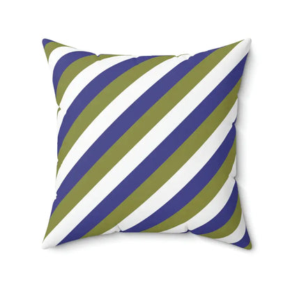 Vibrant Purple Stripes Polyester Square Pillow for Chic Décor - Home Decor