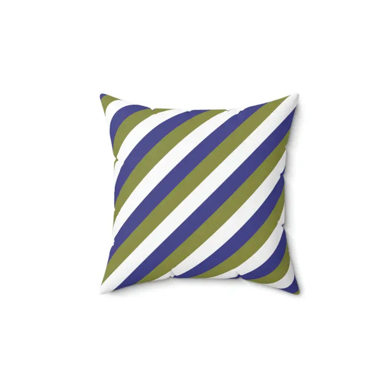 Vibrant Purple Stripes Polyester Square Pillow for Chic Décor - Home Decor