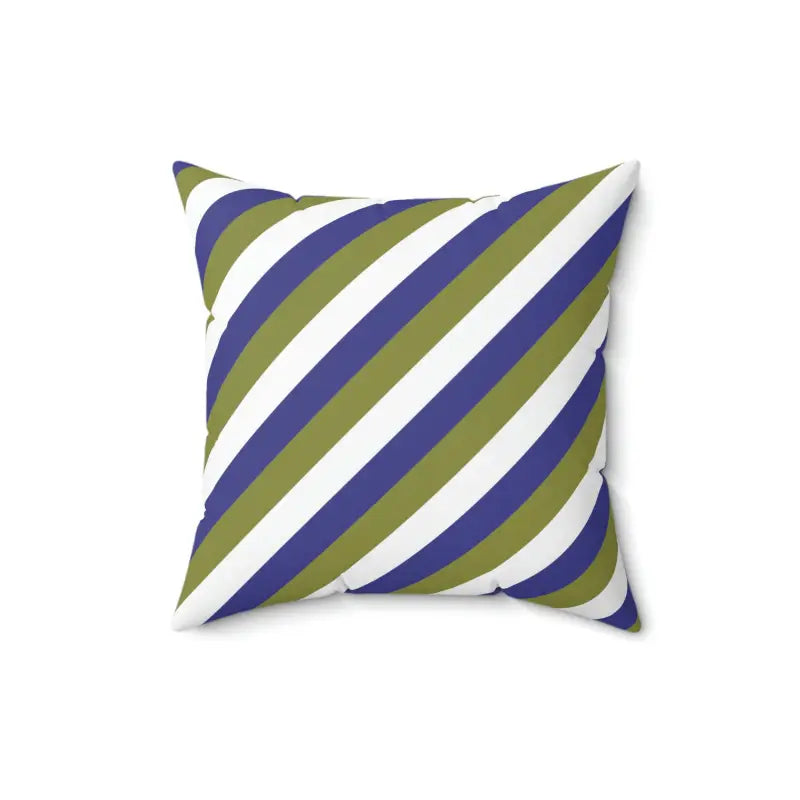 Vibrant Purple Stripes Polyester Square Pillow for Chic Décor - Home Decor