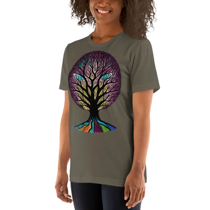 Vibrant Rainbow Dreams Unisex Tee: Splash your Style! - T-shirts