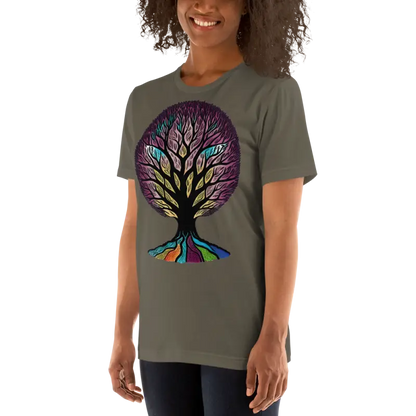 Vibrant Rainbow Dreams Unisex Tee: Splash your Style! - T-shirts