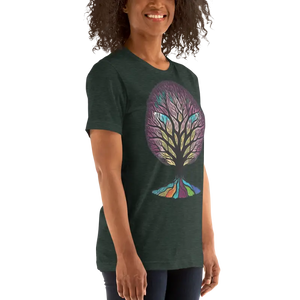 Rainbow Colored Tree Unisex t Shirt - Vibrant Style - Dipaliz - T-shirts