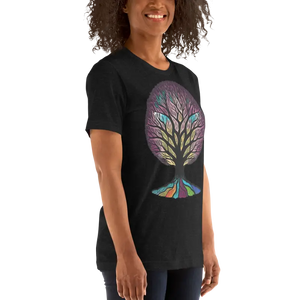 Rainbow Colored Tree Unisex t Shirt - Vibrant Style - Dipaliz - T-shirts