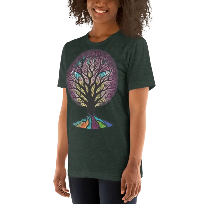 Vibrant Rainbow Dreams Unisex Tee: Splash your Style! - T-shirts