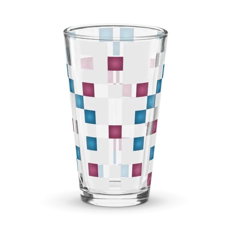 Elevate your Sips with a Vibrant Shaker Pint Glass! - Tumblers