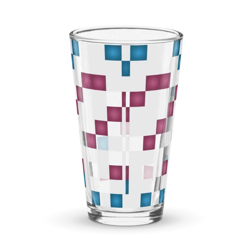 Elevate your Sips with a Vibrant Shaker Pint Glass! - Tumblers