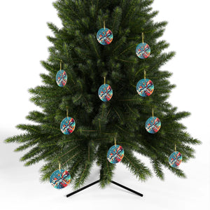 Vibrant Snowflake Acrylic Ornaments - Christmas - Dipaliz - Holiday