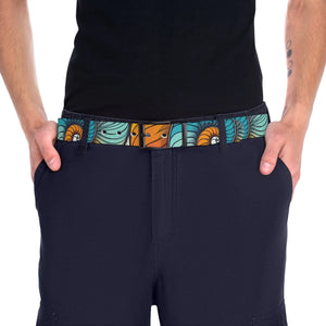 Vibrant Spiral Abstract Belt - Cut to Size Fit - Dipaliz - Belts