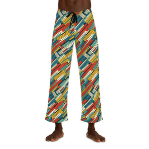 Vibrant Stripes Men’s Pajama Pants (aop) - Pajamas