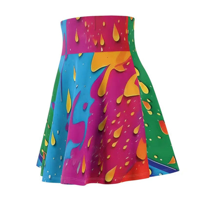 Splash Into Style: Dipaliz Women’s Skater Skirt - All Over Prints