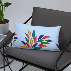 Colorful Petals Throw Pillow Insert Included - Dipaliz - Pillows