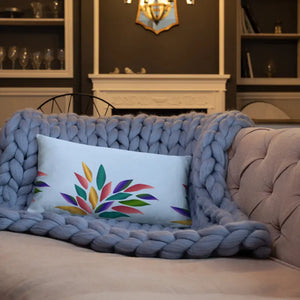 Colorful Petals Throw Pillow Insert Included - Dipaliz - Pillows