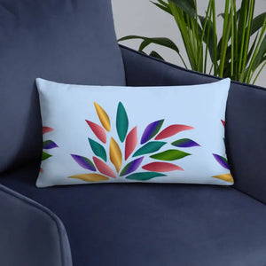 Colorful Petals Throw Pillow Insert Included - Dipaliz - Pillows