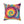 Vibrant Tie Die Spiral Polyester Square - Dipaliz - Throw Pillows