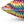 Vibrant Tie Die Spiral Polyester Square - Dipaliz - Throw Pillows