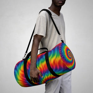 Vibrant Tie Dye Duffel - Stylish Overnight Bag - Dipaliz - Bags