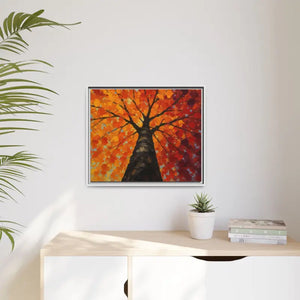 Vibrant Tree Canvas Art Print - Autumn Glow Wall Decor - Dipaliz - Prints