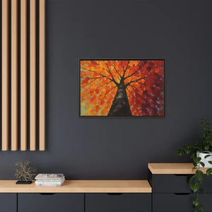 Vibrant Tree Canvas Art Print - Autumn Glow Wall Decor - Dipaliz - Prints