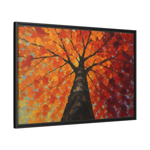 Vibrant Tree Canvas Art Print - Autumn Glow Wall Decor - Dipaliz - Prints