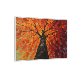 Vibrant Tree Canvas Art Print - Autumn Glow Wall Decor - Dipaliz - Prints