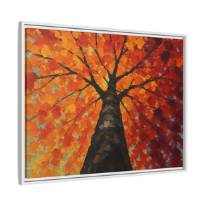 Vibrant Tree Canvas Art Print - Autumn Glow Wall Decor - Dipaliz - Prints