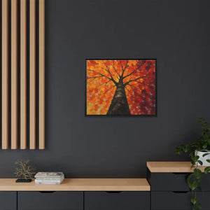 Vibrant Tree Canvas Art Print - Autumn Glow Wall Decor - Dipaliz - Prints