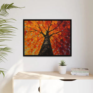 Vibrant Tree Canvas Art Print - Autumn Glow Wall Decor - Dipaliz - Prints