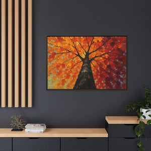 Vibrant Tree Canvas Art Print - Autumn Glow Wall Decor - Dipaliz - Prints