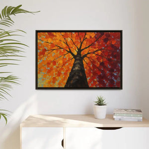 Vibrant Tree Canvas Art Print - Autumn Glow Wall Decor - Dipaliz - Prints