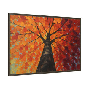 Vibrant Tree Canvas Art Print - Autumn Glow Wall Decor - Dipaliz - Prints