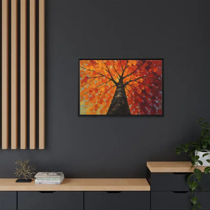 Vibrant Tree Canvas Art Print - Autumn Glow Wall Decor - Dipaliz - Prints
