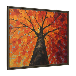 Vibrant Tree Canvas Art Print - Autumn Glow Wall Decor - Dipaliz - Prints