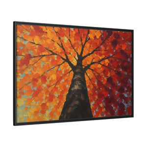 Vibrant Tree Canvas Art Print - Autumn Glow Wall Decor - Dipaliz - Prints