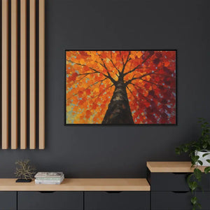 Vibrant Tree Canvas Art Print - Autumn Glow Wall Decor - Dipaliz - Prints