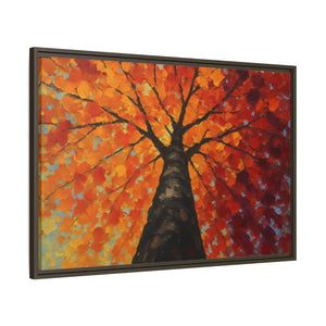 Vibrant Tree Canvas Art Print - Autumn Glow Wall Decor - Dipaliz - Prints