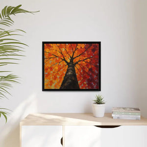 Vibrant Tree Canvas Art Print - Autumn Glow Wall Decor - Dipaliz - Prints