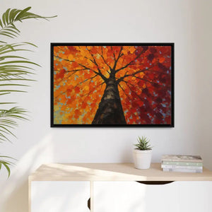 Vibrant Tree Canvas Art Print - Autumn Glow Wall Decor - Dipaliz - Prints