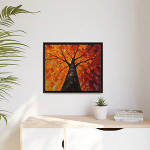 Vibrant Tree Canvas Art Print - Autumn Glow Wall Decor - Dipaliz - Prints
