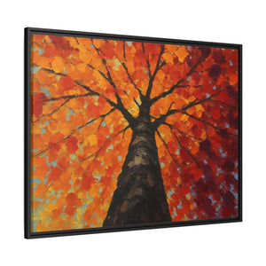 Vibrant Tree Canvas Art Print - Autumn Glow Wall Decor - Dipaliz - Prints