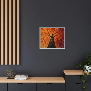 Vibrant Tree Canvas Art Print - Autumn Glow Wall Decor - Dipaliz - Prints