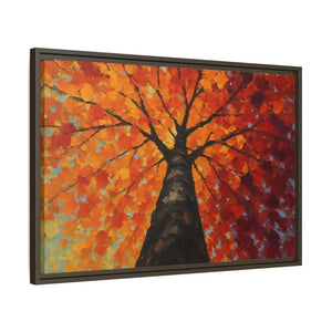 Vibrant Tree Canvas Art Print - Autumn Glow Wall Decor - Dipaliz - Prints