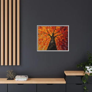 Vibrant Tree Canvas Art Print - Autumn Glow Wall Decor - Dipaliz - Prints