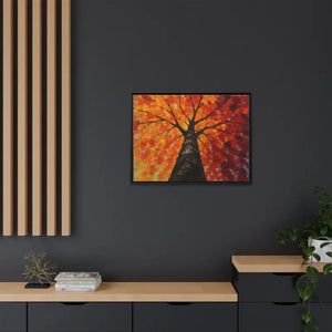 Vibrant Tree Canvas Art Print - Autumn Glow Wall Decor - Dipaliz - Prints
