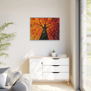 Vibrant Tree Canvas Art Print - Autumn Glow Wall Decor - Dipaliz - Prints