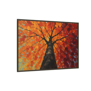 Vibrant Tree Canvas Art Print - Autumn Glow Wall Decor - Dipaliz - Prints
