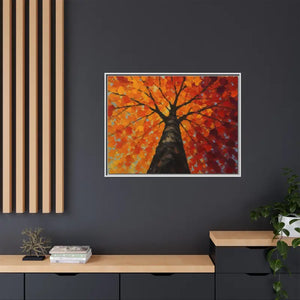 Vibrant Tree Canvas Art Print - Autumn Glow Wall Decor - Dipaliz - Prints