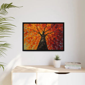 Vibrant Tree Canvas Art Print - Autumn Glow Wall Decor - Dipaliz - Prints