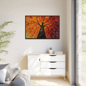 Vibrant Tree Canvas Art Print - Autumn Glow Wall Decor - Dipaliz - Prints